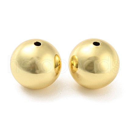 Rack Plating Eco-Friendly Brass Beads KK-M255-07B-G-1