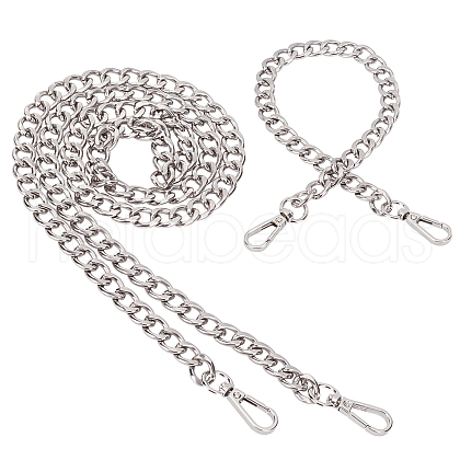   Aluminum Curb Chain Bag Handles FIND-PH0002-13S-1