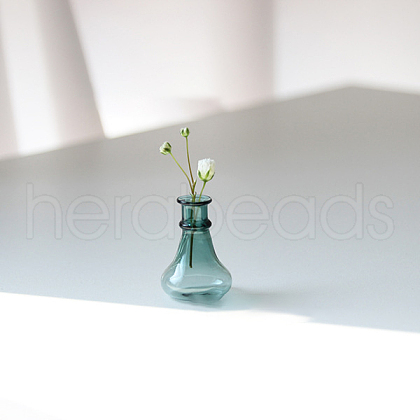 Transparent Miniature Glass Vase Bottles BOTT-PW0006-10G-1