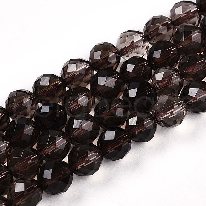 Natural Smoky Quartz Beads Strands G-T140-23A-1