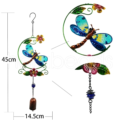 Painted Glass Pendant Decorations PW-WG51632-02-1