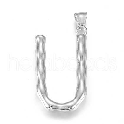 Tarnish Resistant 304 Stainless Steel Pendants STAS-G223-01P-U-1
