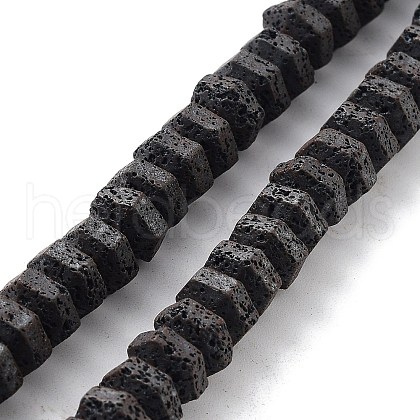 Natural Lava Rock Beads Strands G-H303-C19-1