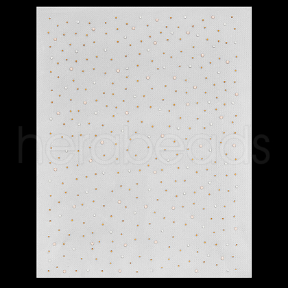 Glitter Hotfix Rhinestone Sheet DIY-WH0308-441D-1
