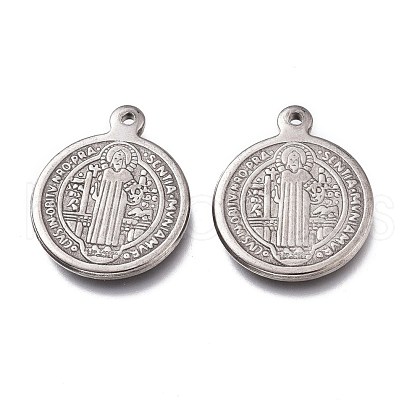 Non-Tarnish 304 Stainless Steel Pendants STAS-Z007-06-1