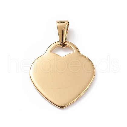 PVD Vacuum Plating 304 Stainless Steel Pendants STAS-G284-19G-1