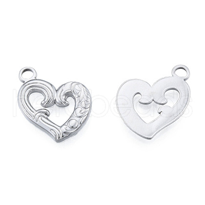 Non-Tarnish 201 Stainless Steel Pendants STAS-N098-222P-1