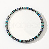 Bohemian Natural Moonstone & Sodalite & Picasso Stone Cylinder Beads Stretch Bracelets for Men WA6560-4