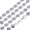 Tarnish Resistant 304 Stainless Steel Link Chains CHS-S006-JN945-1-4