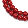 Shell Pearl Beads Strands BSHE-K015-8mm-01-3
