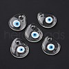 Handmade Lampwork Evil Eye Pendants LAMP-E106-01C-4