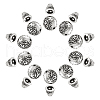Tibetan Silver Guru Bead Sets PALLOY-TA0001-04AS-9