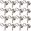 SUNNYCLUE 60Pcs Stainless Steel Spring Bead Clamps for Beading Jewelry Making FIND-SC0009-64-1