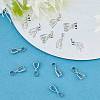 SUNNYCLUE 120Pcs Brass Ice Pick Pinch Bails FIND-SC0003-01P-5