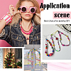   8 Styles Natural Wooden Dyed Beads and Printed Beads WOOD-PH0002-44-6