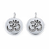 Tibetan Style Alloy Pendants TIBEP-N012-07-1