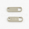 Tarnish Resistant 304 Stainless Steel Rectangle Shaped Chain Tabs STAS-Q178-02A-1
