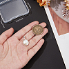Beebeecraft 1Pc Natural Baroque Keshi Pearl Pendants FIND-BBC0002-39B-3