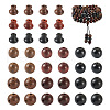 Kissitty 9 Styles Buddha Wood Beads WOOD-KS0001-19-2