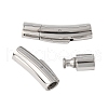 Tarnish Resistant Column 316 Surgical Stainless Steel Bayonet Clasps X-STAS-A021-5mm-1