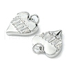 Rack Plating Brass Micro Pave Cubic Zirconia Pendants KK-K332-02P-3