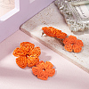 Ally with Raffia Grass Studs Earrings EJEW-WH20011-03C-4