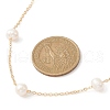Mother's Day Jewellery Natural Pearls Beaded Chain Necklace NJEW-JN04345-4