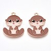 Alloy Enamel Pendants X-ENAM-T022-02D-02-1