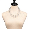 Acrylic Round Faceted Graduated Beaded Necklaces for Women FS-WG1AEEC-01-3