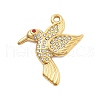 304 Stainless Steel Crystal Rhinestone Pendants STAS-R155-066G-1