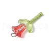 Glass Pendants PALLOY-JF03418-01-5