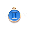 Alloy Enamel Pendants X-ENAM-S124-01A-02I-2