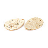 Brass Micro Pave Clear Cubic Zirconia Pendants KK-S356-538G-NF-2