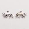 Tibetan Style Alloy Leopard Charms TIBEP-S291-15-RS-2