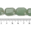 Natural Green Aventurine Beads Strands G-U018-J01-01-4