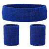 Polyester Elbow Sleeves and Headband AJEW-WH20010-49A-1