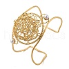 304 Stainless Steel Cuff Bangles for Women BJEW-Z091-04G-01-4