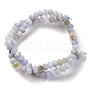 Natural Blue Lace Agate Beads Strands G-K380-A33-04-3