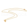 304 Stainless Steel Pendant Necklaces NJEW-O122-06G-2