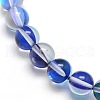 Synthetic Moonstone Beads Strands G-F143-6mm-06-3