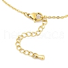 Ion Plating(IP) 304 Stainless Steel Link Chain Bracelets for Women BJEW-H606-10A-G-3