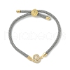 Adjustable Nylon Cord Bracelets BJEW-C096-01G-07-4