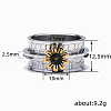 Sunflower Zinc Alloy Finger Rings FS-WGCE082-02-4