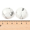 Natural Howlite Cabochons G-C189-04A-3