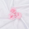 CRASPIRE 40Pcs Polyester Fabric Flowers FIND-CP0001-07B-7