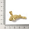 PVD Vacuum Plating 304 Stainless Steel Pendants STAS-B069-41G-02-3