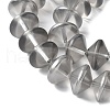 Electroplate Glass Beads Strands EGLA-G038-01A-PL02-3