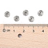 316 Surgical Stainless Steel Rhinestone Spacer Beads STAS-L285-001P-02-3