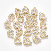 Brass Cubic Zirconia Charms KK-S348-330Q-1