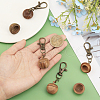 Wood Apple Box Jewelry Pendant Decoration HJEW-AB00430-3